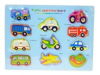 Opakowanie Puzzle drewniane Pojazdy