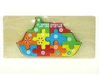 Opakowanie Puzzle drewniane Statek