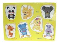 Opakowanie Puzzle drewniane Zwierzęta