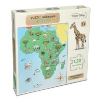 Opakowanie Puzzle edukacyjne Afryka 120el