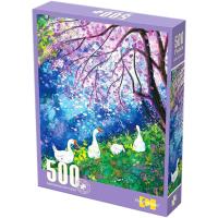 Puzzle gąski 500 elementów. Wydawca: Askato. SmakLiter.pl Opakowanie Puzzle gąski 500 elementów