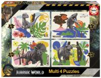 Opakowanie Puzzle Jurassic World 50 + 80 + 100  + 150 114276