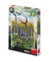 Opakowanie Puzzle Jurassic World Dinozaury 48el
