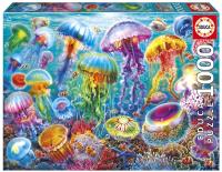 Opakowanie Puzzle Kolorowe meduzy 1000 el 114096