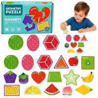 Opakowanie Puzzle magnetyczne edu Owoce 30el