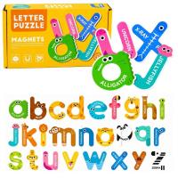Opakowanie Puzzle magnetyczne edukacyjne Literki 26el