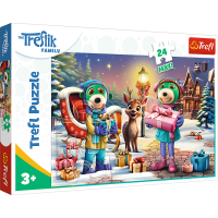 Opakowanie Puzzle Maxi 24 Zimowy czas z Treflikami TREFL