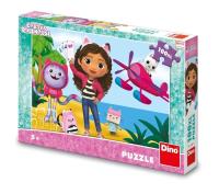 Opakowanie Puzzle maxi XL Koci Domek Gabi Podróżnicy 100el