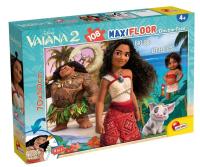 Puzzle Maxifloor 108 Vaiana 2. Wydawca: Lisciani. SmakLiter.pl Opakowanie Puzzle Maxifloor 108 Vaiana 2