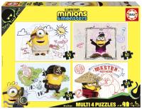 Opakowanie Puzzle Minionki 50 + 80 + 100 + 150 114273