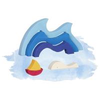 Puzzle Mój mały statek na morzu. Wydawca: Goki. SmakLiter.pl Opakowanie Puzzle Mój mały statek na morzu