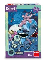 Puzzle neonowe 100 Lilo i Stitch świecące kontury. Wydawca: Dino Toys. SmakLiter.pl Opakowanie Puzzle neonowe 100 Lilo i Stitch świecące kontury