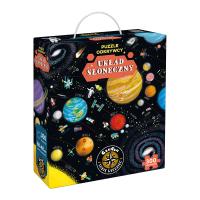 Puzzle odkrywcy Układ Słoneczny. Wydawca: Bright Junior Media. SmakLiter.pl Opakowanie Puzzle odkrywcy Układ Słoneczny