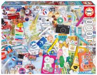 Opakowanie Puzzle Podróżny kolaż 1000 el 114102