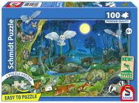 Puzzle PQ 100 Zwierzęta w lesie G3. Wydawca: Schmidt. SmakLiter.pl Opakowanie Puzzle PQ 100 Zwierzęta w lesie G3