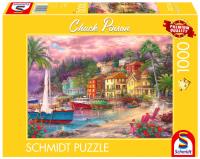 Puzzle PQ 1000 Chuck Pinson Nadmorski urok G3. Wydawca: Schmidt. SmakLiter.pl Opakowanie Puzzle PQ 1000 Chuck Pinson Nadmorski urok G3