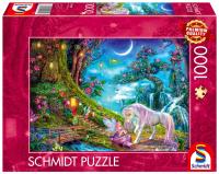 Puzzle PQ 1000 Jednorożec i wróżka. Wydawca: Schmidt. SmakLiter.pl Opakowanie Puzzle PQ 1000 Jednorożec i wróżka
