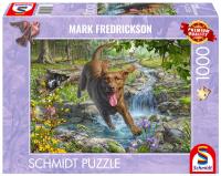 Puzzle PQ 1000 Mark Fredrickson Spacer z psem G3. Wydawca: Schmidt. SmakLiter.pl Opakowanie Puzzle PQ 1000 Mark Fredrickson Spacer z psem G3