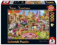 Puzzle PQ 1000 Steve Sundram Psie szaleństwo G3. Wydawca: Schmidt. SmakLiter.pl Opakowanie Puzzle PQ 1000 Steve Sundram Psie szaleństwo G3