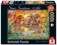 Puzzle PQ 1000 Steve Sundram Zwierzęta Afryki G3. Wydawca: Schmidt. SmakLiter.pl Opakowanie Puzzle PQ 1000 Steve Sundram Zwierzęta Afryki G3