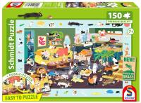 Puzzle PQ 150 Wszędzie koty G3. Wydawca: Schmidt. SmakLiter.pl Opakowanie Puzzle PQ 150 Wszędzie koty G3