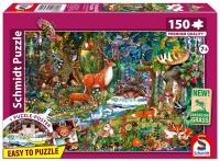 Puzzle PQ 150 Zwierzęta w lesie G3. Wydawca: Schmidt. SmakLiter.pl Opakowanie Puzzle PQ 150 Zwierzęta w lesie G3