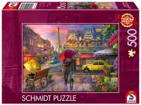 Puzzle PQ 500 Paryż w deszczu G3. Wydawca: Schmidt. SmakLiter.pl Opakowanie Puzzle PQ 500 Paryż w deszczu G3