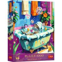 Opakowanie Puzzle Premium Plus 1000 Miau, Relaks, Powtórz