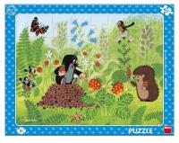 Puzzle ramkowe Krecik i poziomki 40el. Wydawca: Dino Toys. SmakLiter.pl Opakowanie Puzzle ramkowe Krecik i poziomki 40el