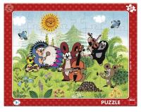 Puzzle ramkowe Krecik Orkiestra 40el. Wydawca: Dino Toys. SmakLiter.pl Opakowanie Puzzle ramkowe Krecik Orkiestra 40el