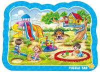 Puzzle ramkowe. Plac zabaw. Wydawca: Roter Kafer. SmakLiter.pl Opakowanie Puzzle ramkowe. Plac zabaw