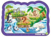 Puzzle ramkowe. Zwierzęta w zoo. Wydawca: Roter Kafer. SmakLiter.pl Opakowanie Puzzle ramkowe. Zwierzęta w zoo
