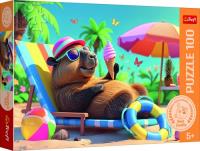 Opakowanie Puzzle Relaks w stylu kapibary 100