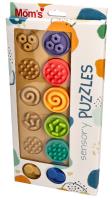 Puzzle sensoryczne kółeczka XL. Wydawca: Mom's Care. SmakLiter.pl Opakowanie Puzzle sensoryczne kółeczka XL