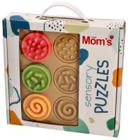 Puzzle sensoryczne kółeczka. Wydawca: Mom's Care. SmakLiter.pl Opakowanie Puzzle sensoryczne kółeczka