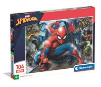 PUZZLE SUPER 104 EL SUPER KOLOR Spider-Man. Wydawca: Clementoni. SmakLiter.pl Opakowanie PUZZLE SUPER 104 EL SUPER KOLOR Spider-Man