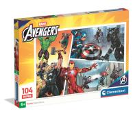 Opakowanie Puzzle Super 104 The Avengers 25011