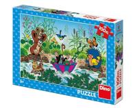 Puzzle XL 100 Krecik i parasol. Wydawca: Dino Toys. SmakLiter.pl Opakowanie Puzzle XL 100 Krecik i parasol