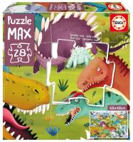Puzzle XL 28 Dinozaury. Wydawca: Educa. SmakLiter.pl Opakowanie Puzzle XL 28 Dinozaury