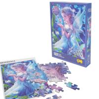 Puzzle z brokatem księżniczka 100 elementów. Wydawca: Askato. SmakLiter.pl Opakowanie Puzzle z brokatem księżniczka 100 elementów