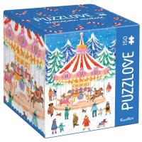 Puzzlove CzuCzu Zimowa radość 150el. Wydawca: Bright Junior Media. SmakLiter.pl Opakowanie Puzzlove CzuCzu Zimowa radość 150el