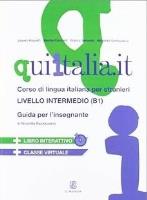 Okładka książki Qui Italia.it livello intermedio B1 przewodnik
