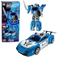 Opakowanie Radiowóz robot 2w1 z wyrzutnią małych robotów