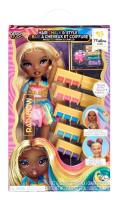 Rainbow High Hair Chalk&Style Doll- Meline (Gold). Wydawca: MGA. SmakLiter.pl Opakowanie Rainbow High Hair Chalk&Style Doll- Meline (Gold)