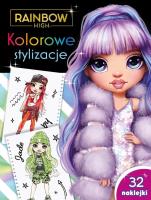 Okładka książki Rainbow High. Kolorowe stylizacje