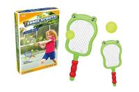 Rakietki do tenisa w kształcie Żabki. Wydawca: Artyk. SmakLiter.pl Opakowanie Rakietki do tenisa w kształcie Żabki