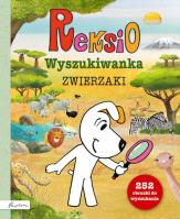 Reksio wyszukiwanka Zwierzaki. Autor: Szarf Maria. SmakLiter.pl Okładka książki Reksio wyszukiwanka Zwierzaki