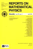 Okładka książki Reports on Mathematical Physics 89/2