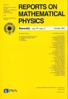 Okładka książki Reports on Mathematical Physics 94/2