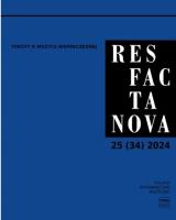 Okładka książki Res Facta Nova 25(34) 2024